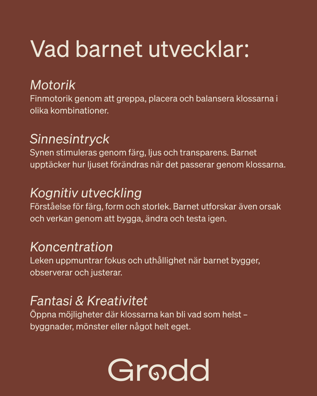 Färgtrappa med ljusblock - 16 delar