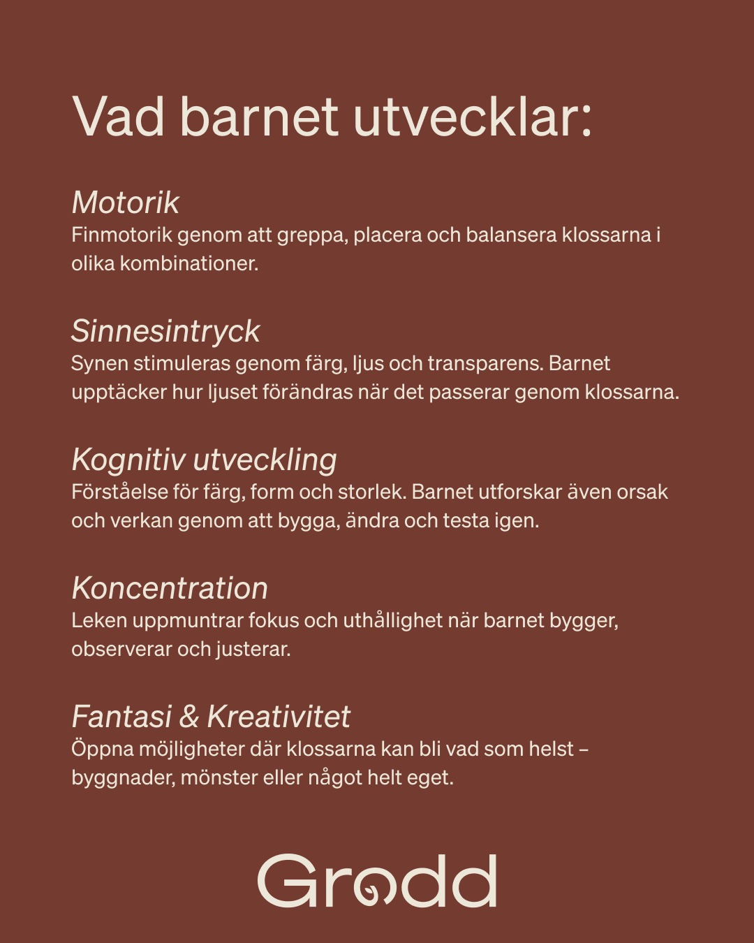 Färgtrappa med ljusblock - 16 delar