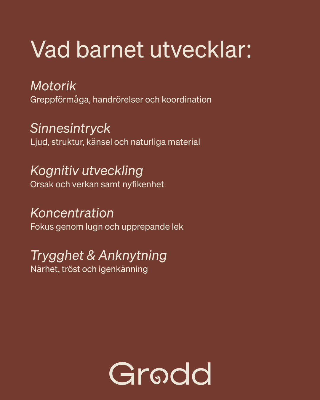 Lekpaket 0–12 månader