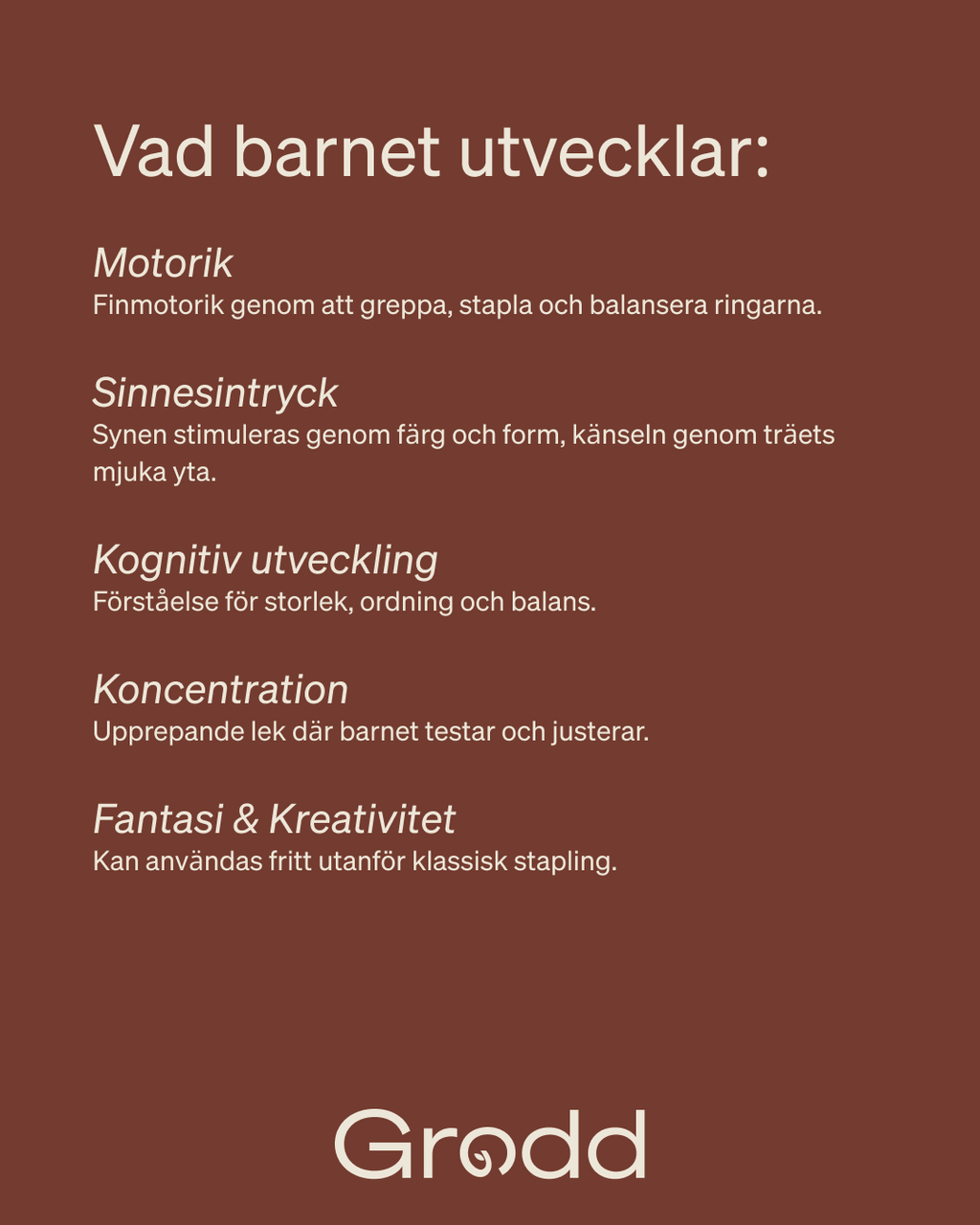 Rund stapelpyramid (regnbåge)
