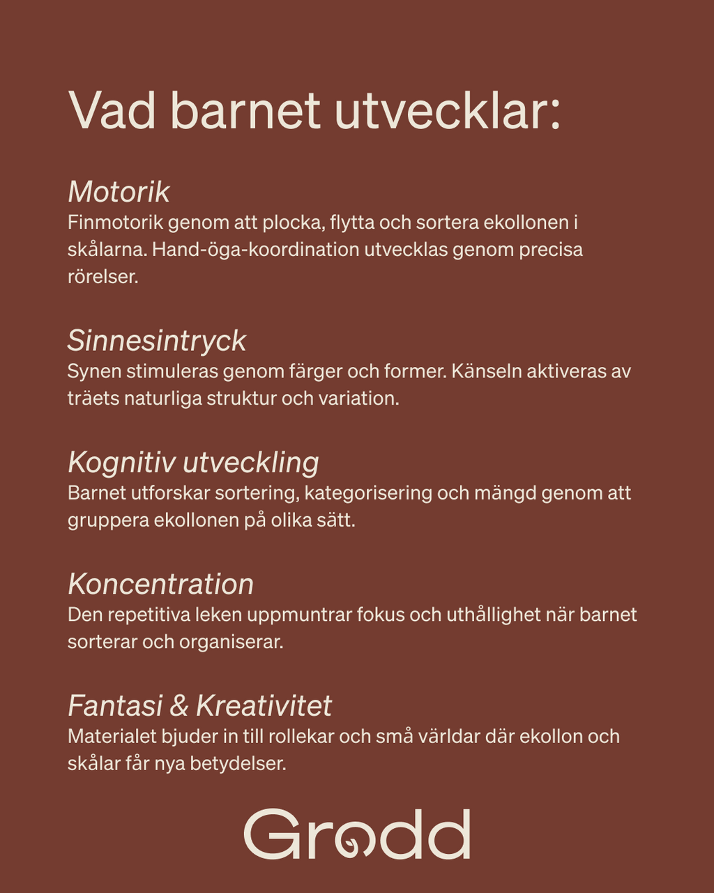 Skålar och ekollon